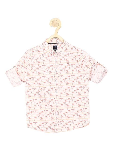 Allen Solly Junior Boys White & Peach-Coloured Slim Fit Floral Pure Cotton Casual Shirt
Allen Solly Junior Boys White & Peach-Coloured Slim Fit Floral Pure Cotton Casual Shirt