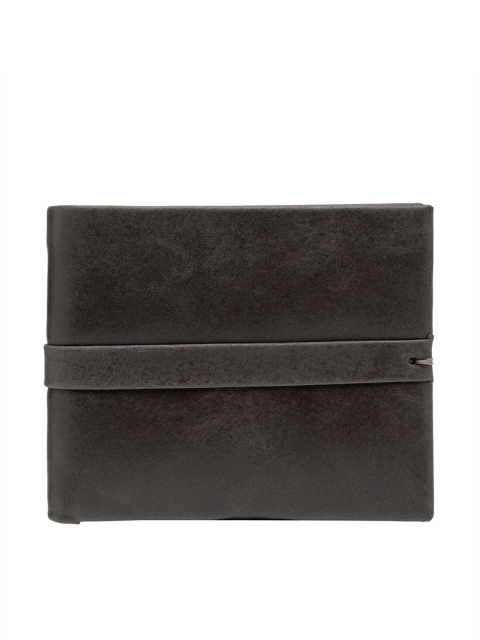 Teakwood Leathers Men Brown Solid Leather Two Fold Wallet