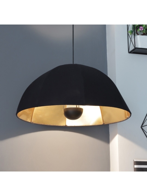 SANDED EDGE Black Contemporary Ceiling Hanging Light