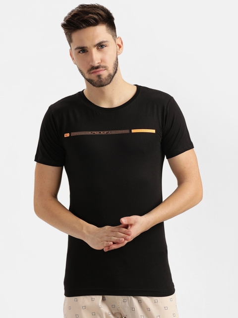 V2 Value & Variety Men Black Round Neck T-shirt