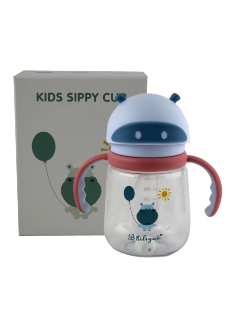 GUCHIGU Unisex Kids Blue & Transparent Solid Sipper Bottle Sippy Cup With Straw & Handle
GUCHIGU Unisex Kids Blue & Transparent Solid Sipper Bottle Sippy Cup With Straw & Handle
