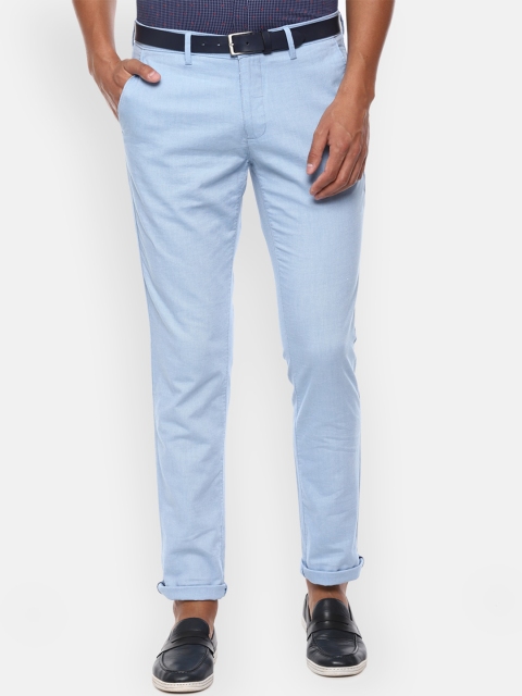 Van Heusen Sport Men Blue Slim Fit Trousers
