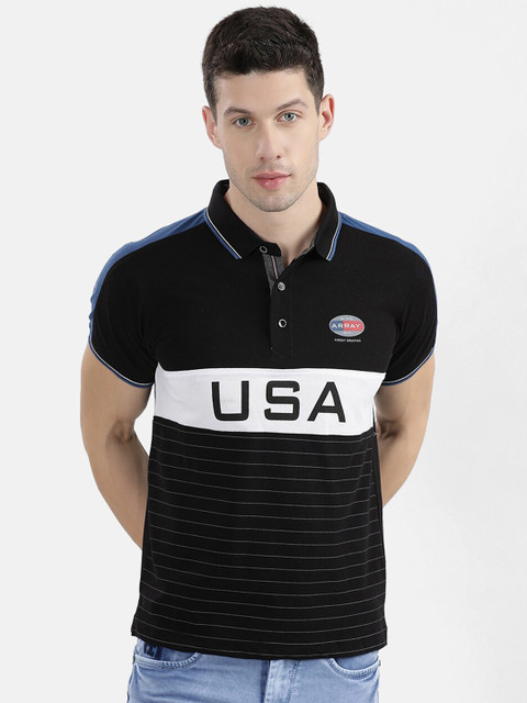 V2 Value & Variety Men Black & White Typography Printed Polo Collar T-shirt
V2 Value & Variety Men Black & White Typography Printed Polo Collar T-shirt