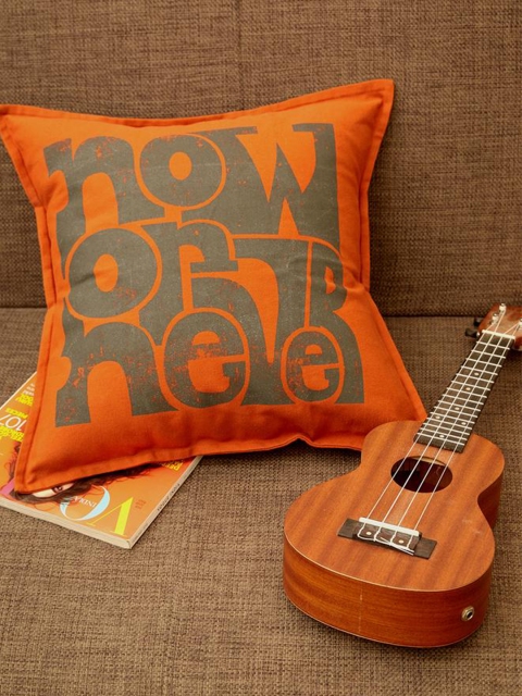 MARCA Disati Brown & Grey Quirky Square Cushion Covers
