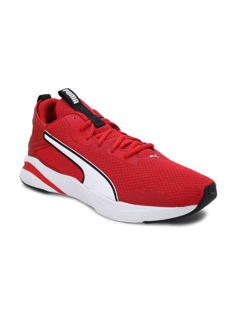 Puma Men Red Mesh Running Shoes