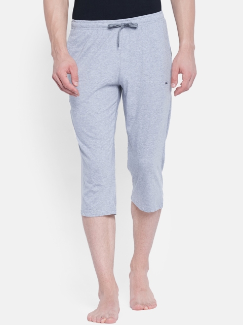 Monte Carlo Men Grey Mid-Rise Regular Shorts