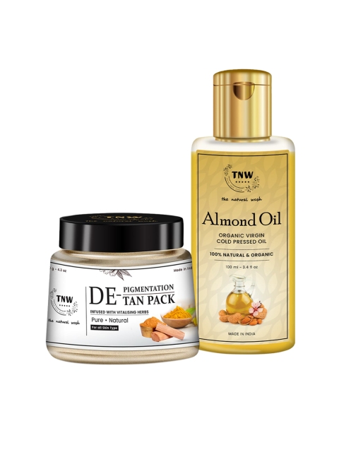 TNW The Natural Wash Combo of 2 Almond Oil 100 ml & De-tan Skin Fix Face Pack 220 ml, Multi
TNW The Natural Wash Combo of 2 Almond Oil 100 ml & De-tan Skin Fix Face Pack 220 ml, Multi