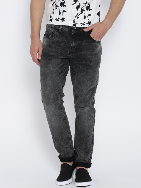 Black Washed Slim Jeans