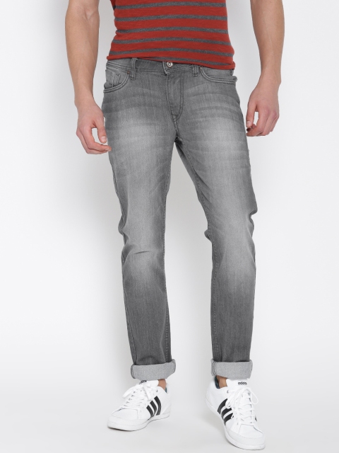Men Grey Skinny Fit Jeans