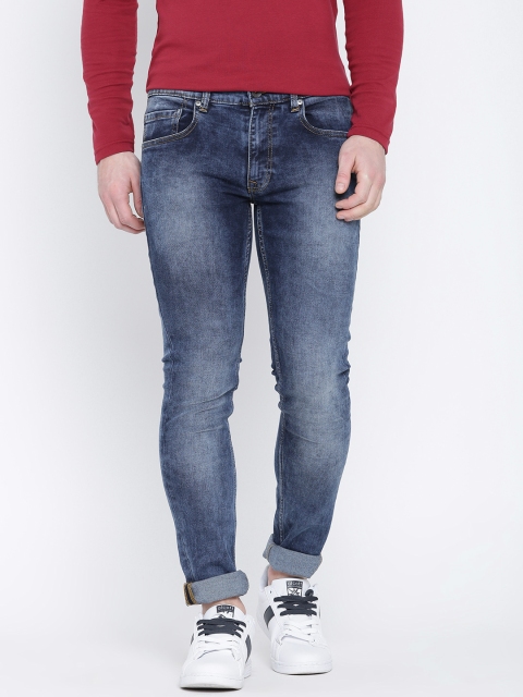 Men Blue Slim Stretchable Jeans