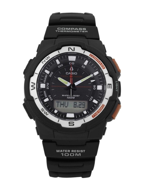 CASIO Outdoor Men Black Analogue & Digital Watch AD184