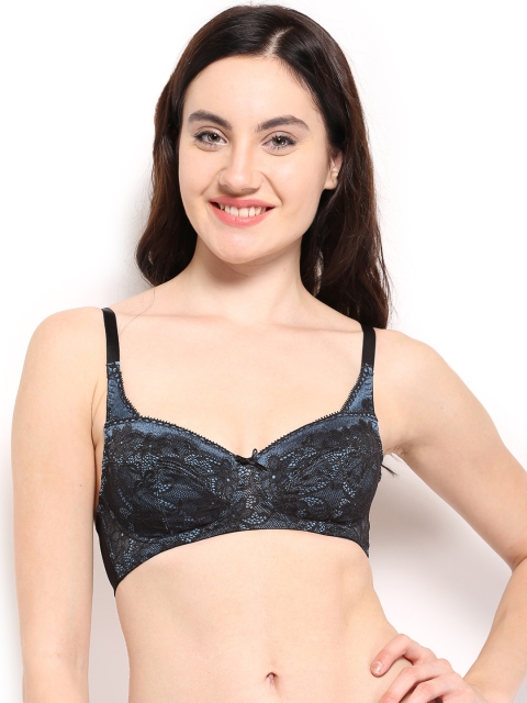 Triumph Black & Blue Fashion 70 N Modern Wireless Non Padded Comfort Bra 203I917, Grey
Triumph Black & Blue Fashion 70 N Modern Wireless Non Padded Comfort Bra 203I917, Grey