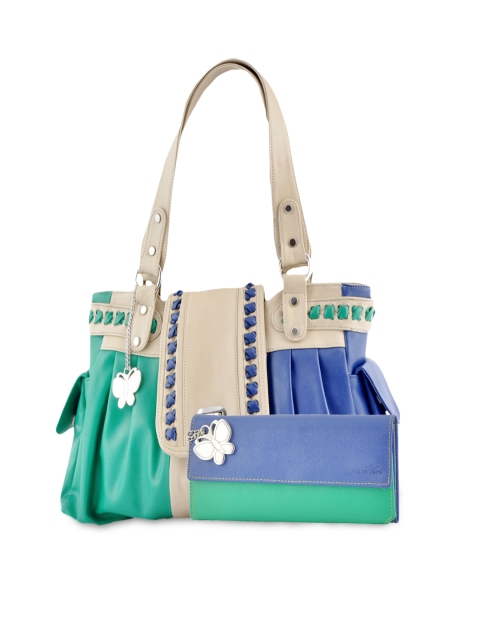 Butterflies Handbag & Wallet Set, Multi