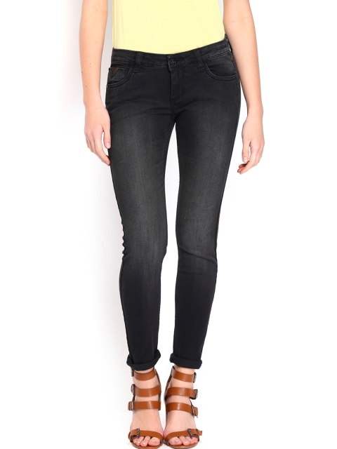 Flying Machine Women Black Slim Fit Jeans
