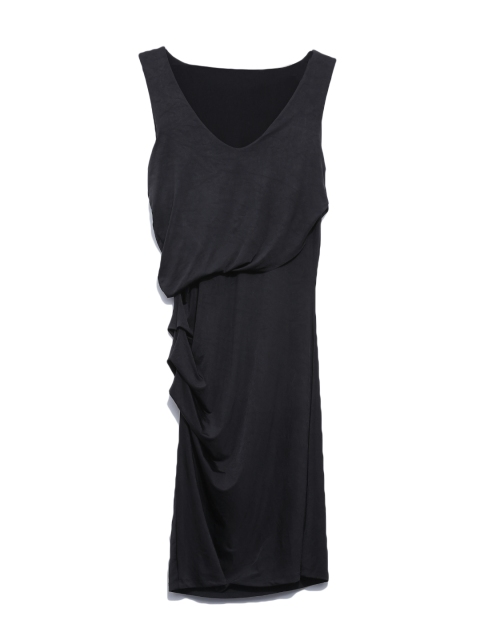 Vero Moda Black Layered Midi Dress