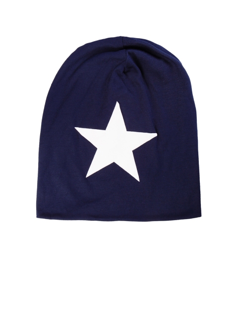 NOISE Unisex Blue Star Print Beanie
