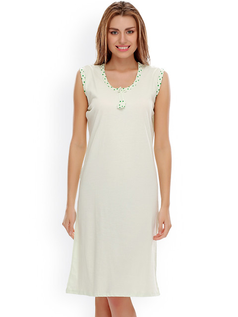 Clovia Light Green Nightdress NS0394P11O
Clovia Light Green Nightdress NS0394P11O
