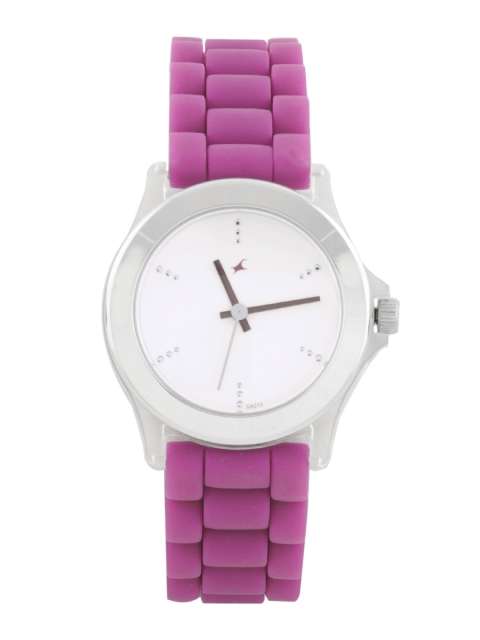 Fastrack Women Silver-Toned Dial Watch 9827pp06
