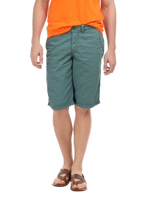 Breakbounce Men Forest Green Astral Chino Shorts