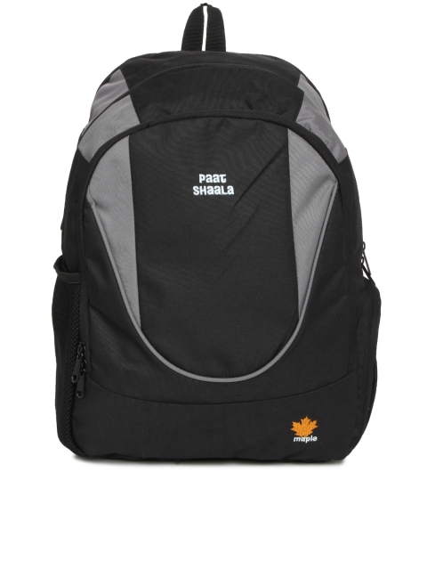 Maple Unisex Black Backpack