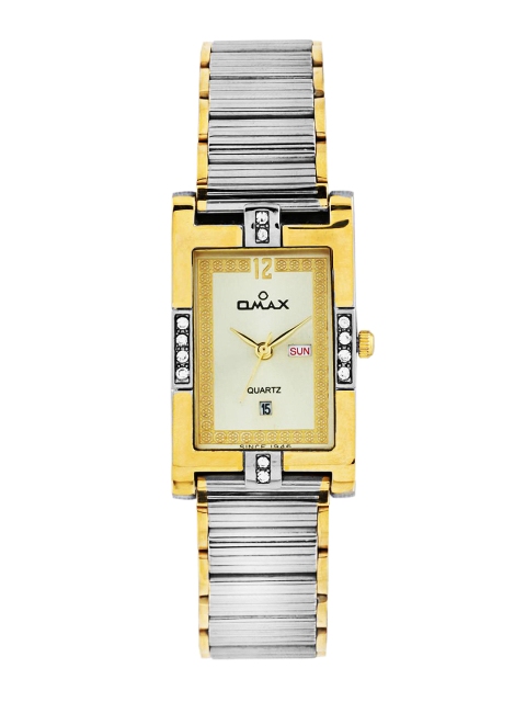 Omax Men Gold Toned Dial Watch
