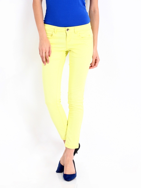United Colors of Benetton Women Fluorescent Yellow Ankle Length Slim Fit Trousers
United Colors of Benetton Women Fluorescent Yellow Ankle Length Slim Fit Trousers