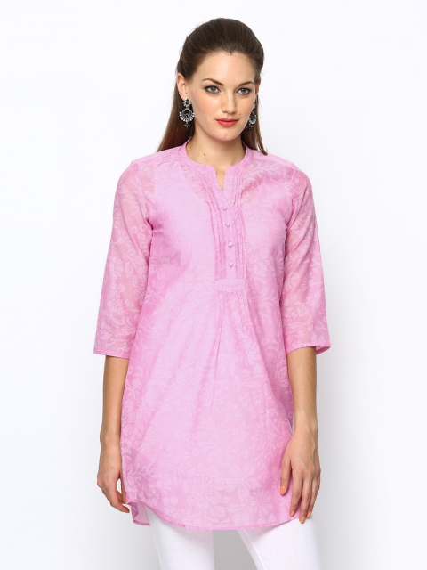 Vishudh Women Pink Kurta