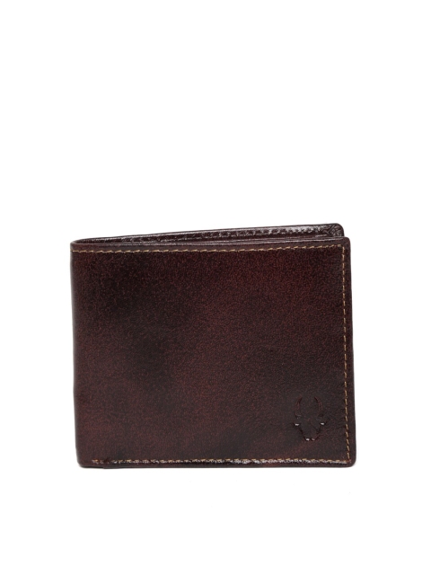 WildHorn Men Dark Brown Leather Wallet