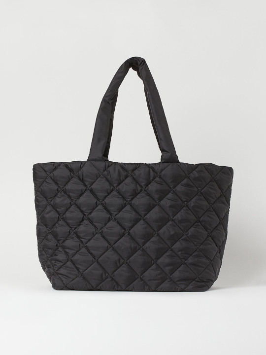 Black Quilted 15261492 Bags for H&M Structured Handbags Women Handbags Bag H&M Buy