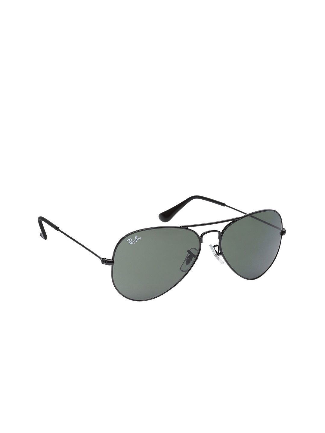 RAY-BAN Men Polarized Green Lens Pilot Sunglasses - 0RB3025I002/5858