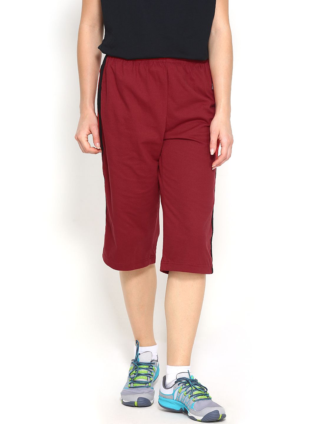 Jockey Women Red Relaxed Capris