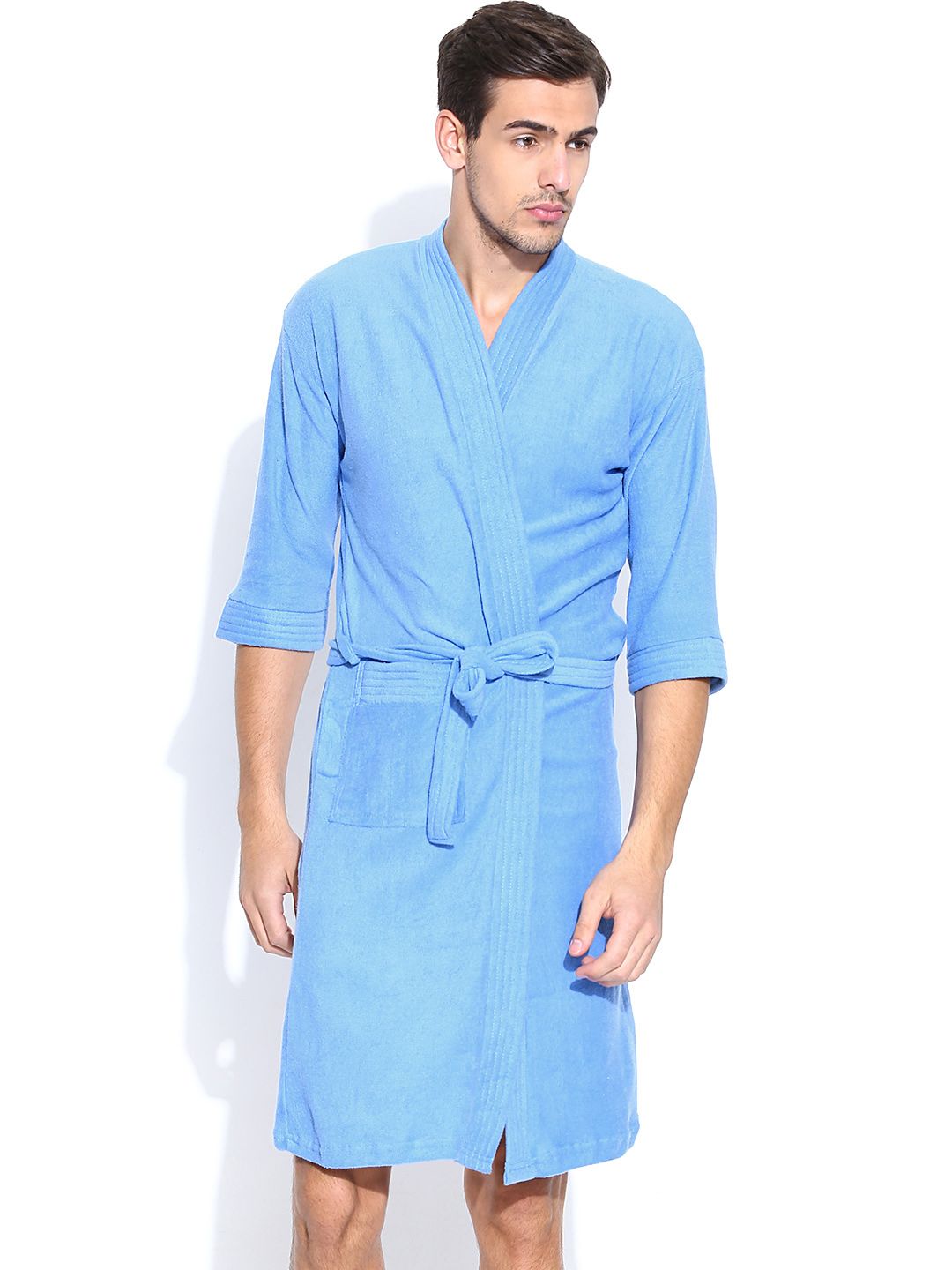 Sand Dune Blue Bathrobe