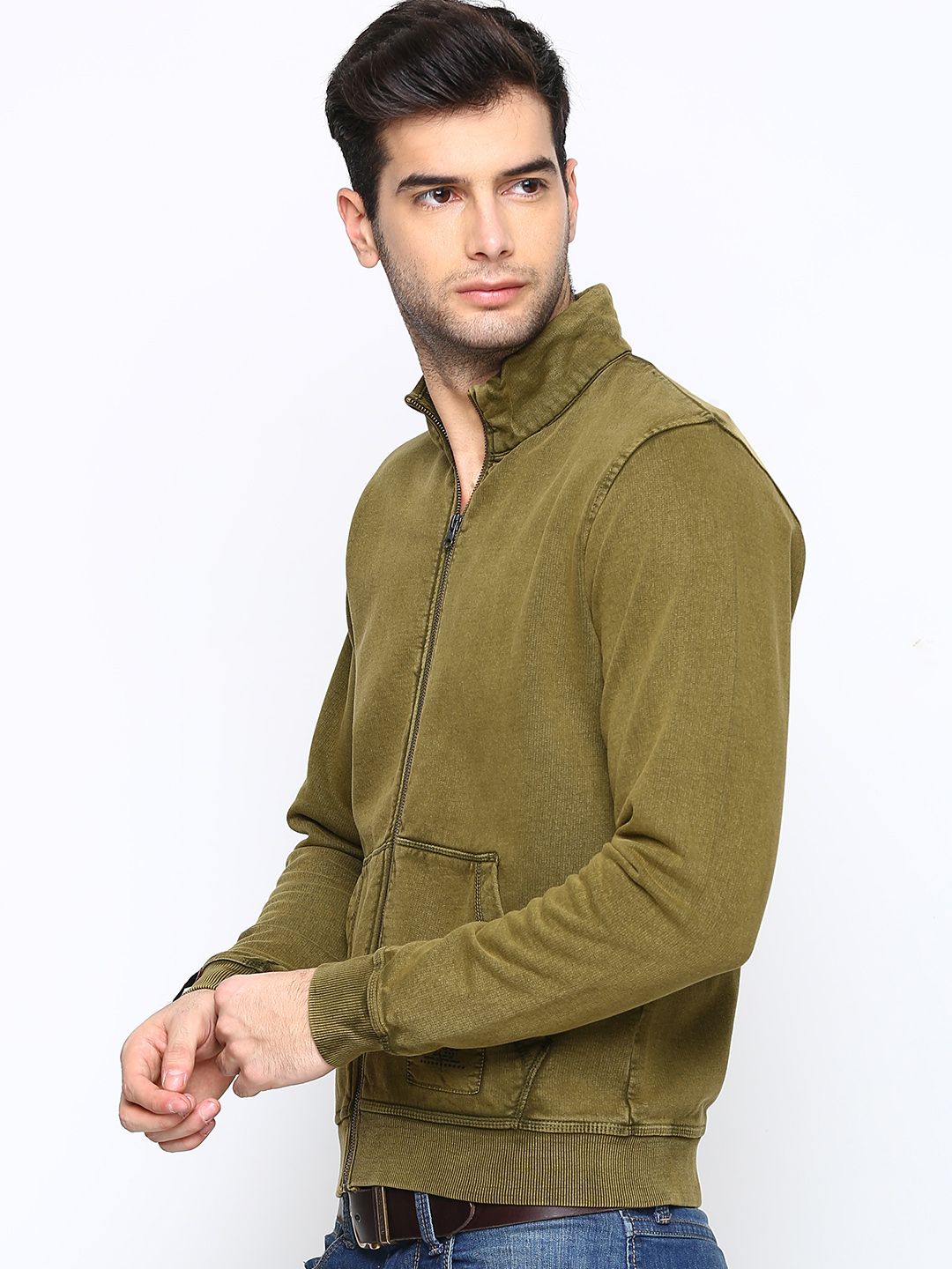Buy Spunk Men Olive Green Jacket - Jackets for Men 600692 | Myntra