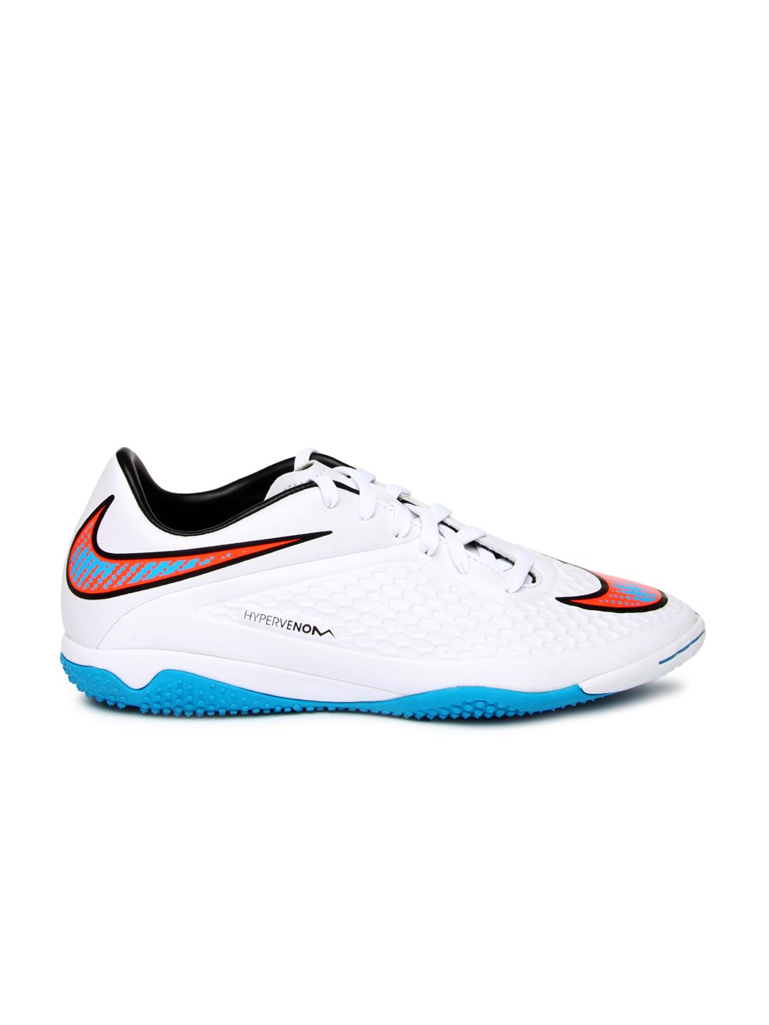 Buy Nike Men White Hypervenom Phelon IC Football Shoes - Sports