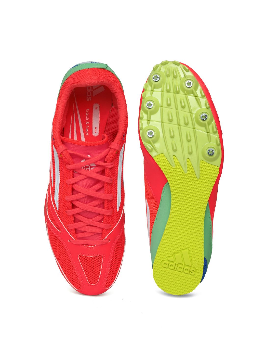 RaraD Buy ADIDAS Unisex Neon Orange Techstar Allround 3 Running Shoes