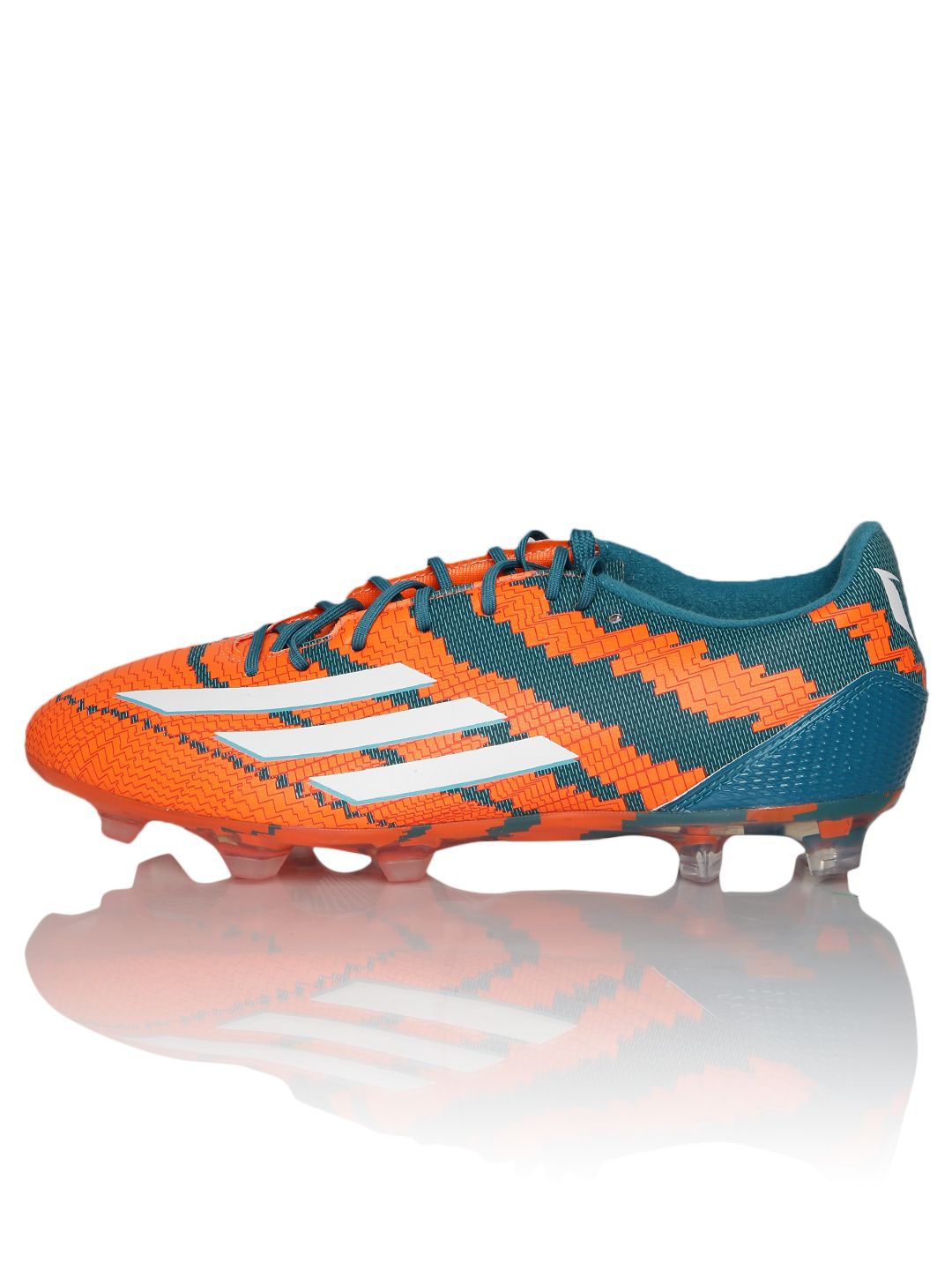 Buy ADIDAS Men Neon Orange Messi 10.2 FG Football Shoes - Sports