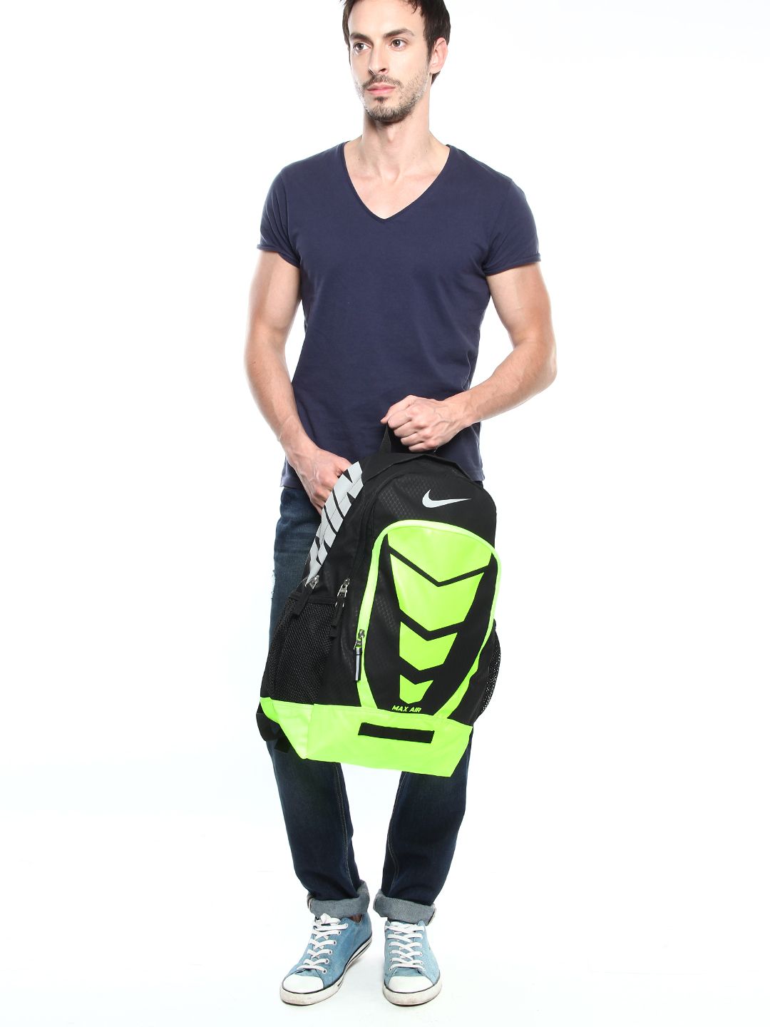 nike max air backpack green