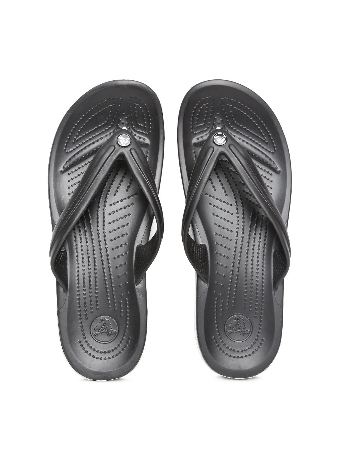 Crocs Crocband  Unisex Black Flip-Flops Price in India