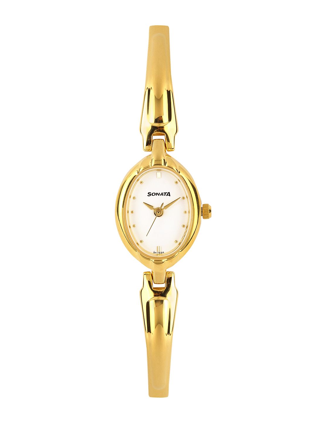 Sonata Women White Dial Watch ND8048YM01 Price in India