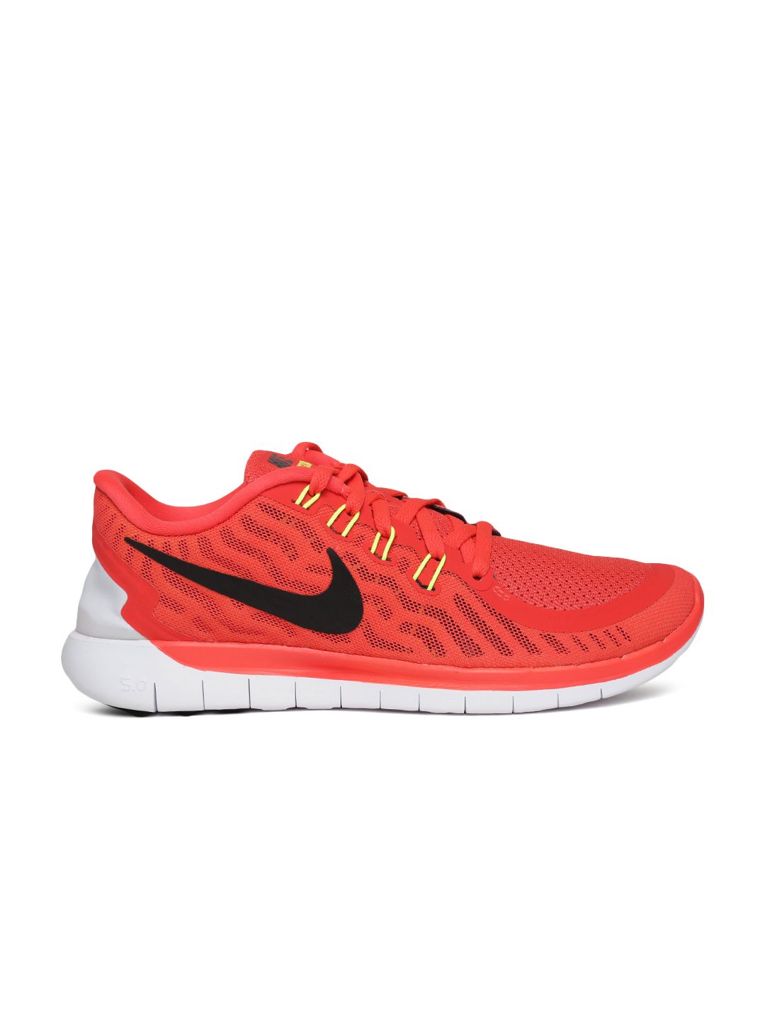 nike free run neon orange