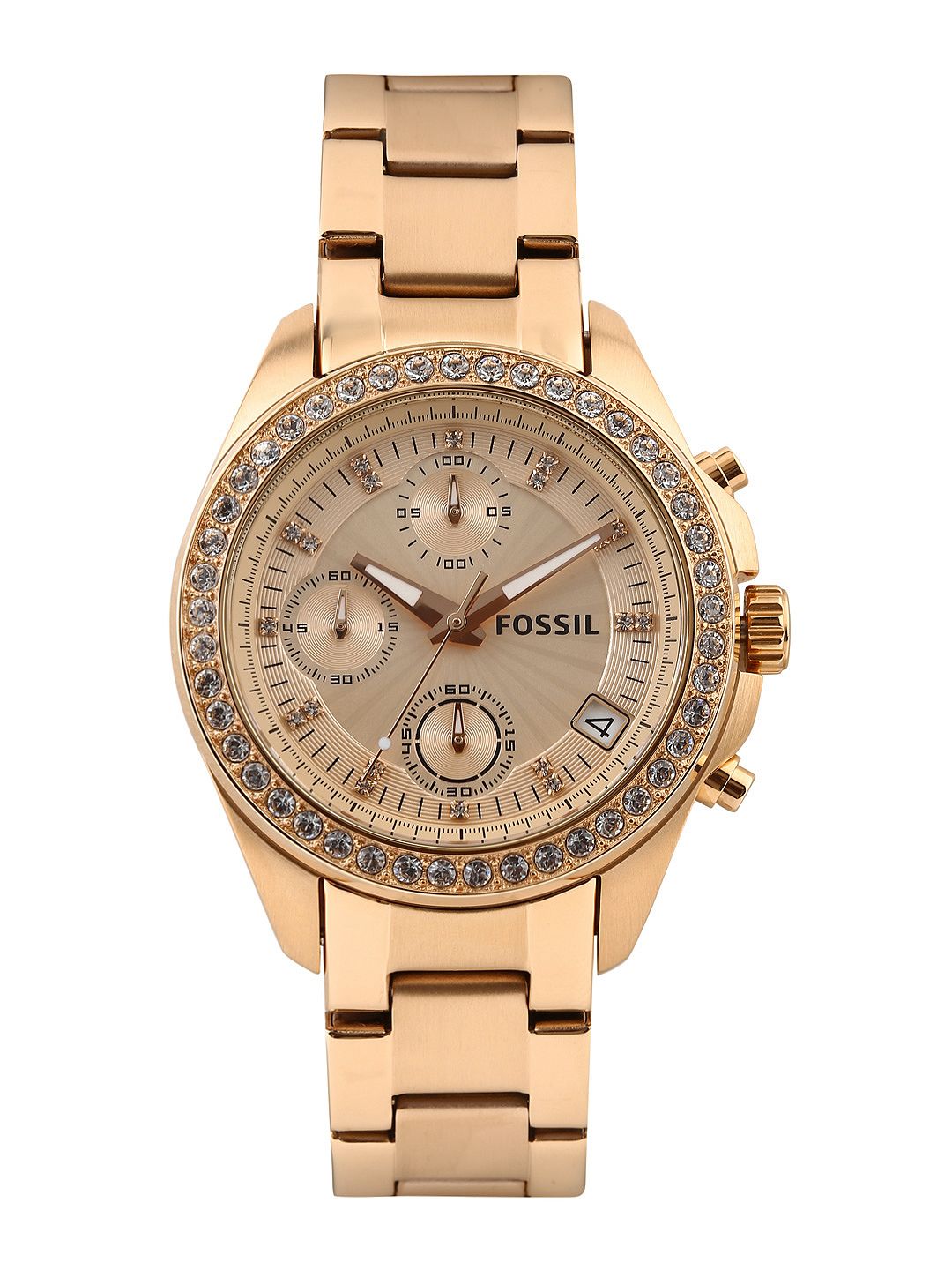 Fossil-Women-Rose-Gold-Toned-  display picture 3