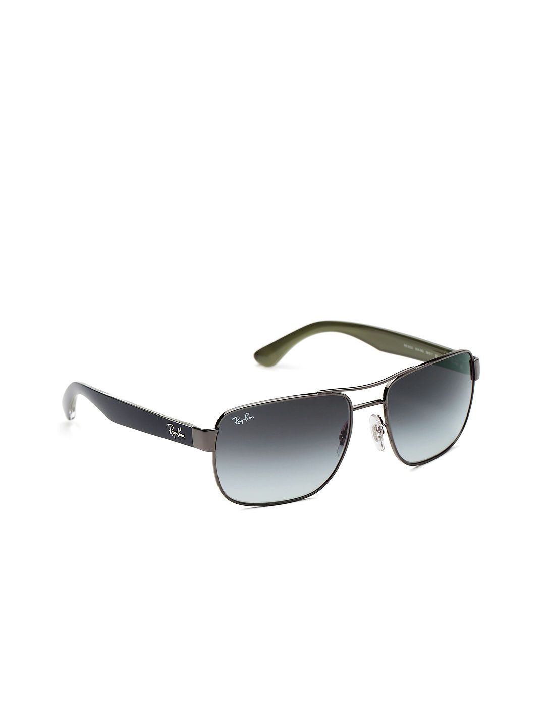 RAY-BAN Men Gradient Grey Lens Square Sunglasses - 0RB3530004/8G58