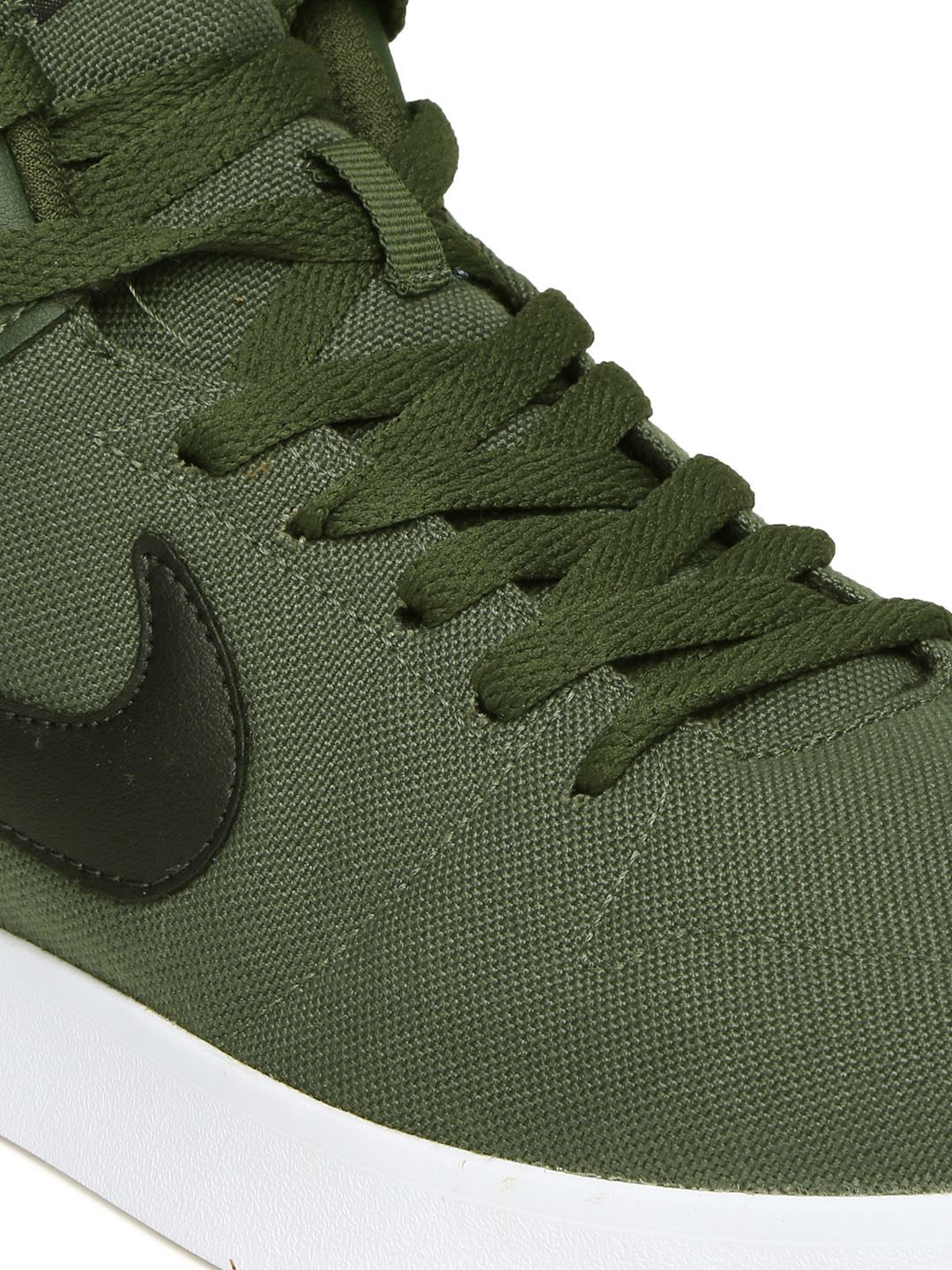 nike liteforce iii mid green sneakers