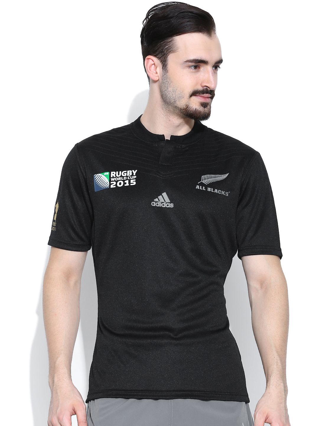 Buy ADIDAS Black AB RWC All Blacks Rugby World Cup 2015 Jersey