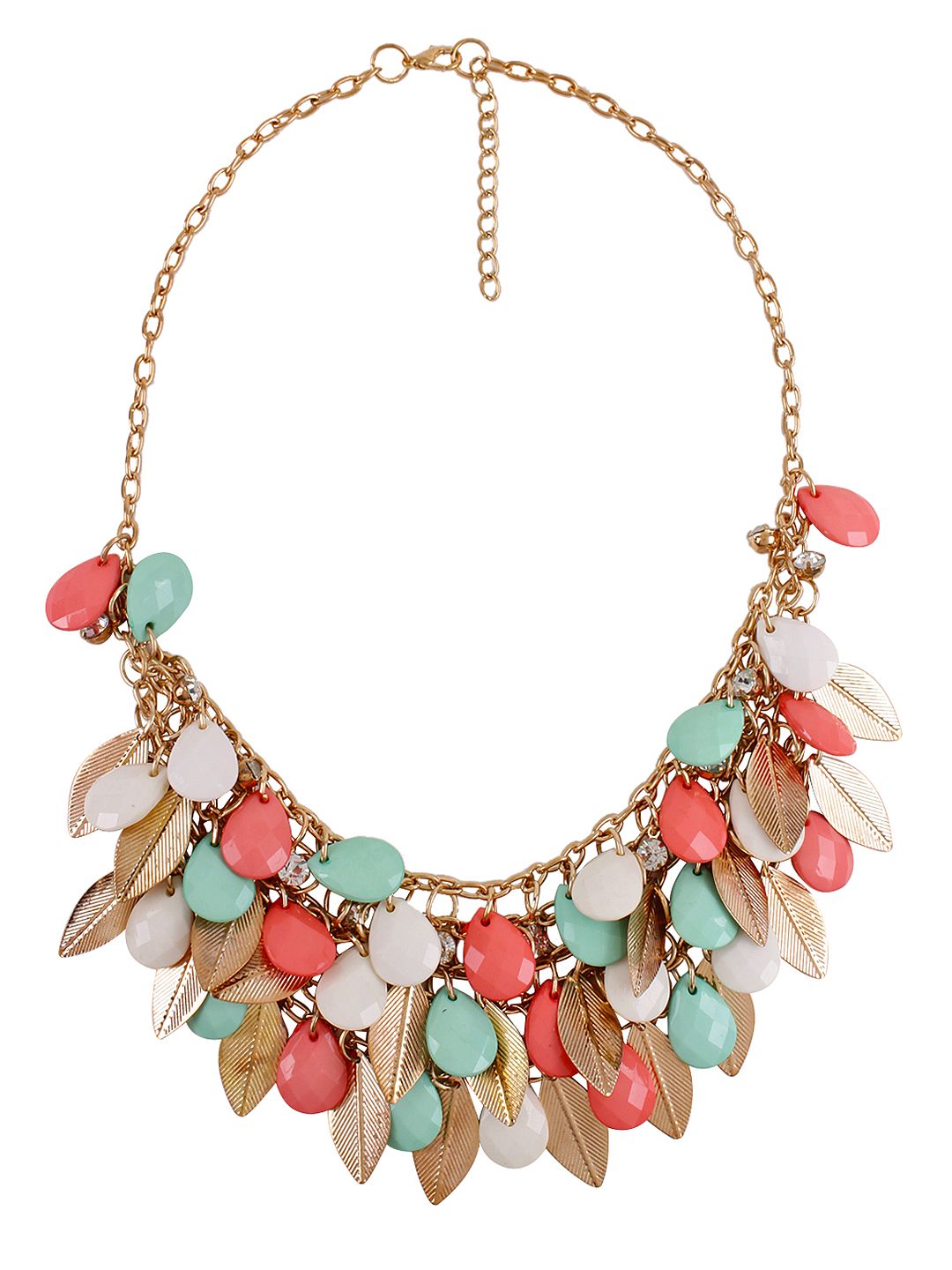 Shining Diva Fashion Multicoloured Princess Necklace Price in India