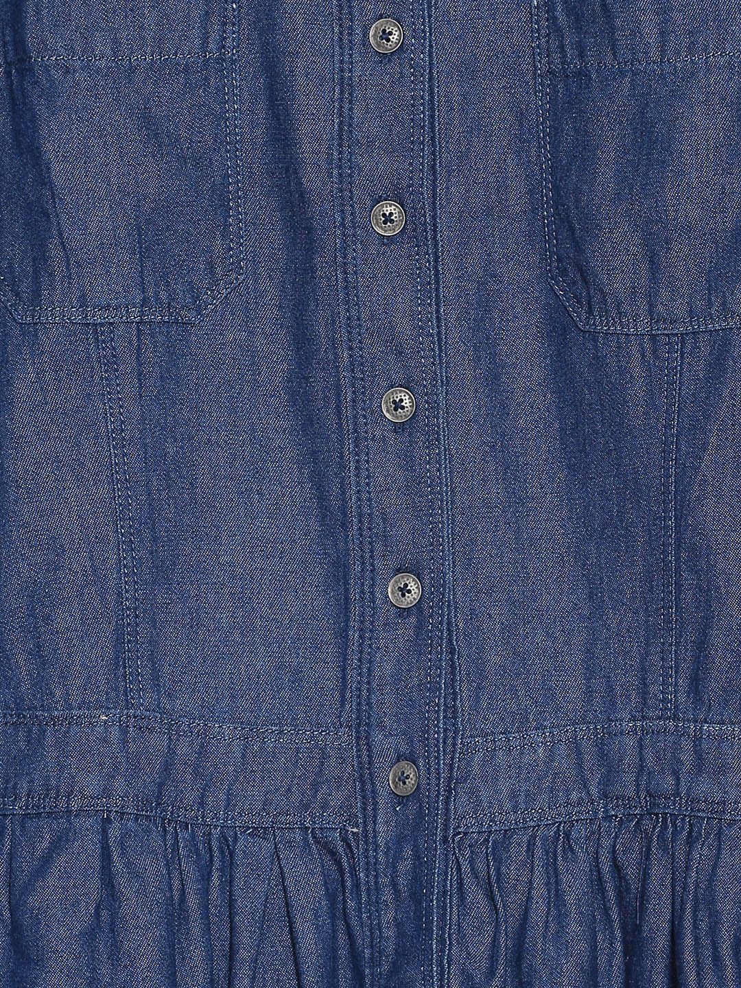 Buy Tokyo Talkies Blue Denim Shirt Dress - Dresses for Women 958115 | Myntra
