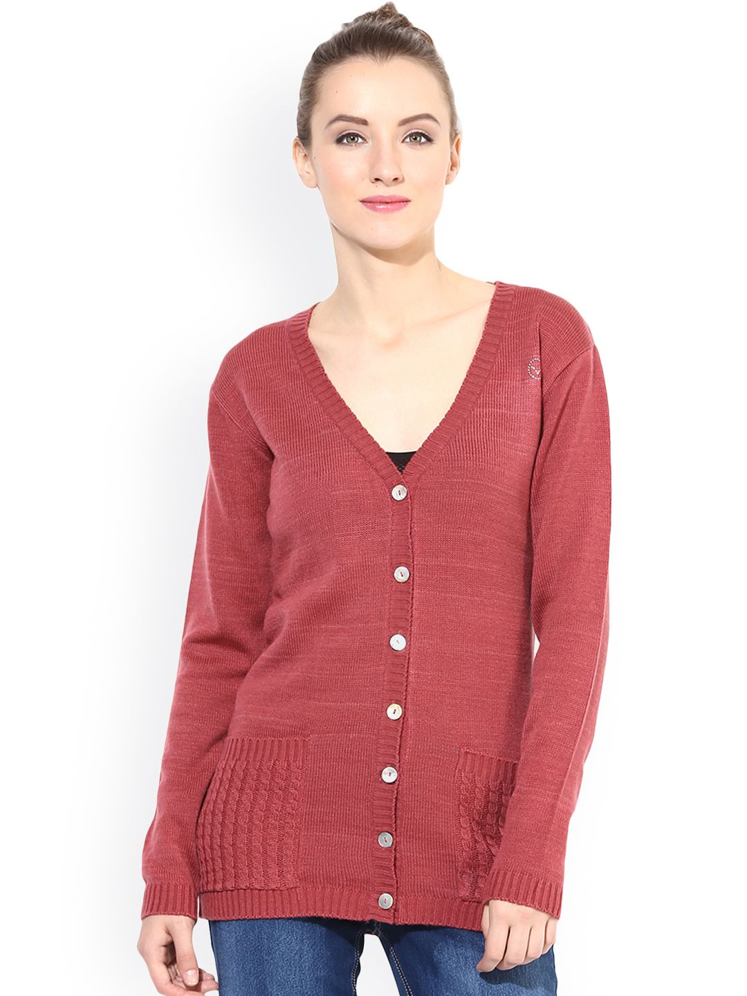 The Vanca Pink Cardigan Price in India