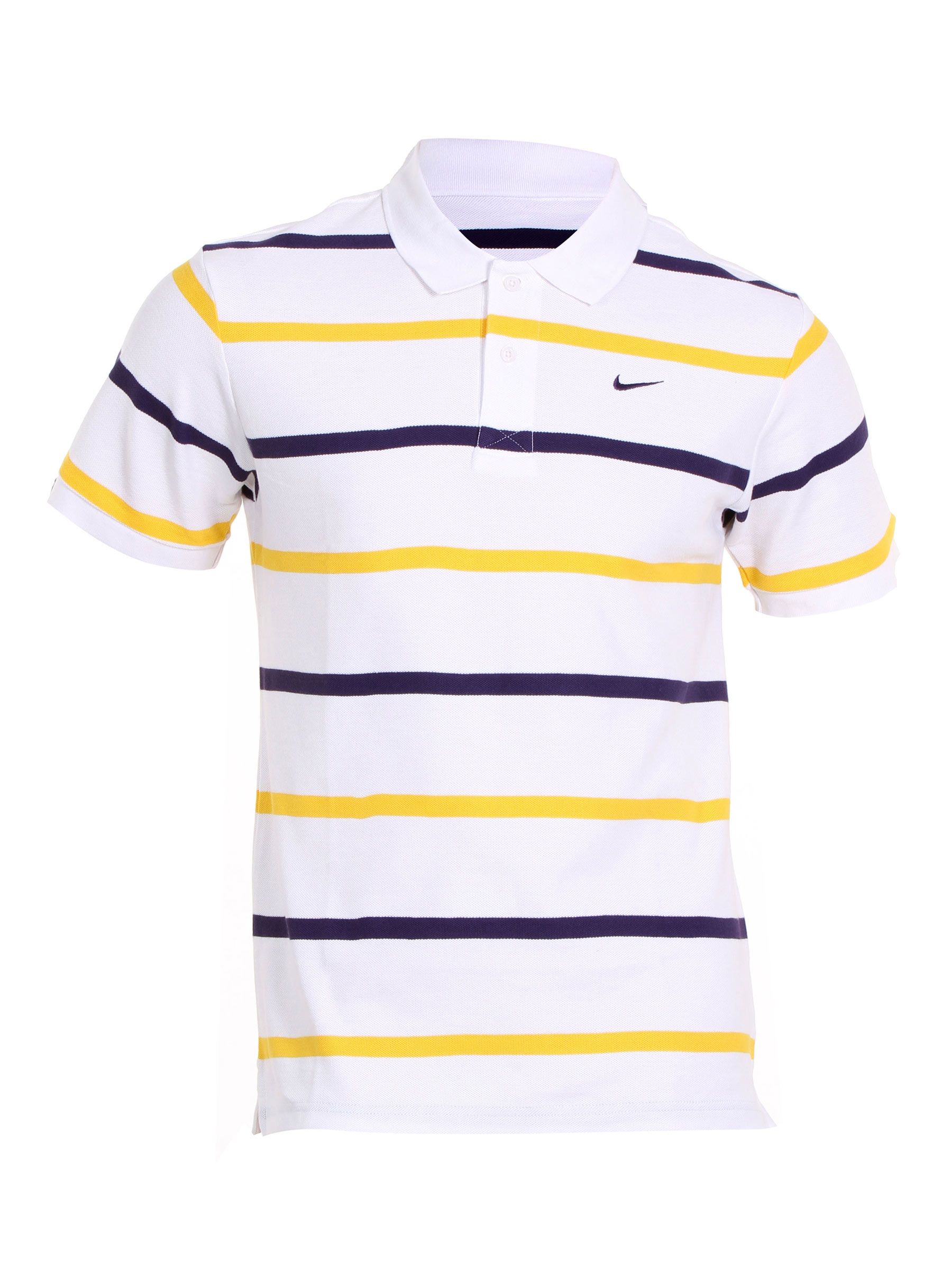 Nike Men White Polo T-shirt