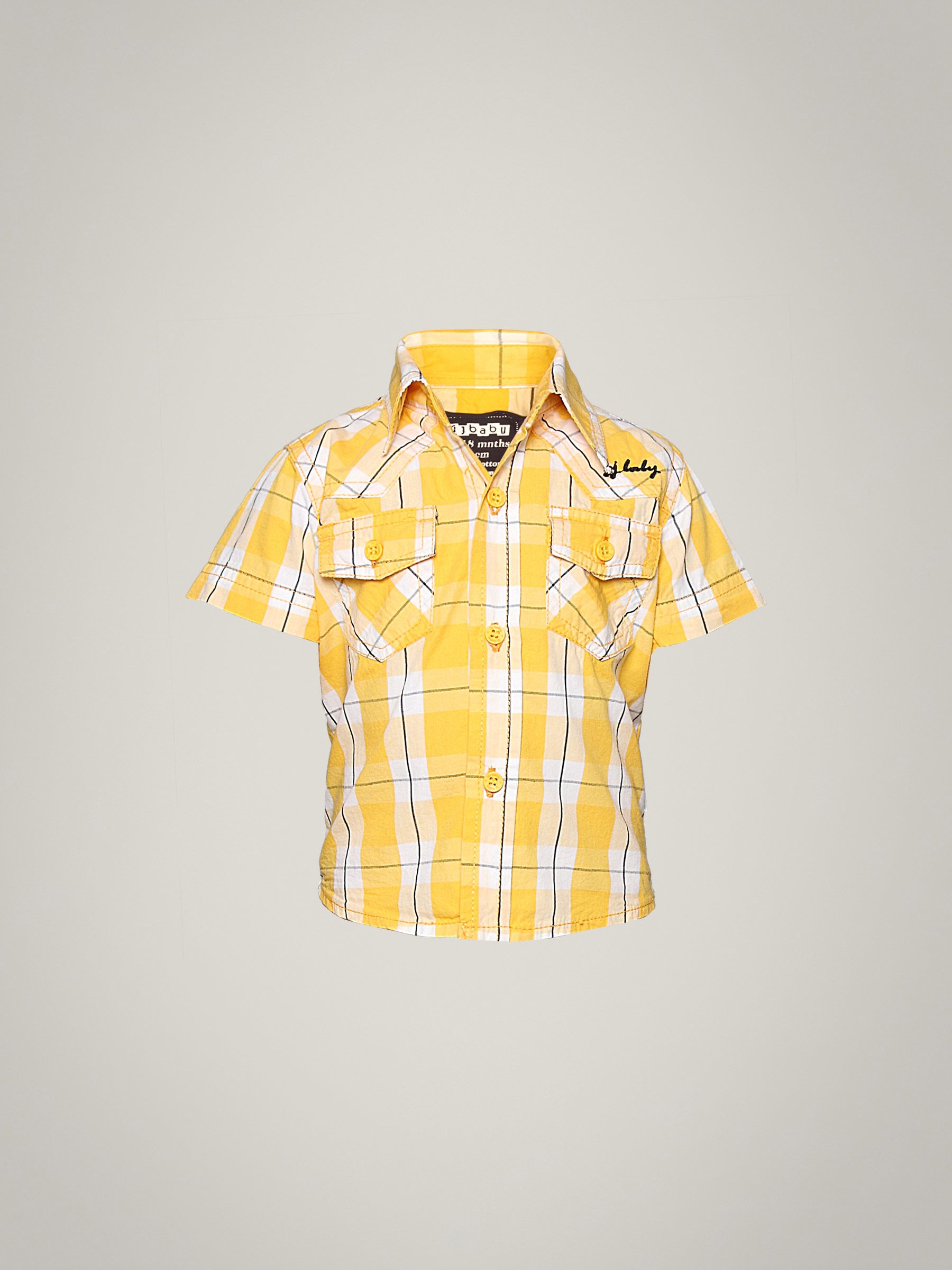 Gini and Jony Boy's Kangaroo Yellow Infant Kidswear