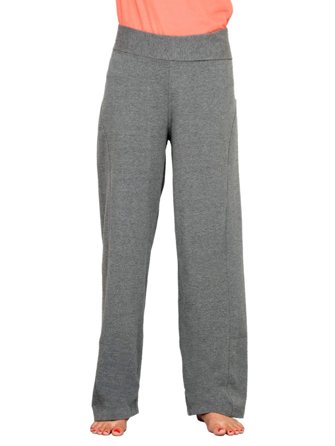 Urban Yoga Women Bottom Grey Track Pant